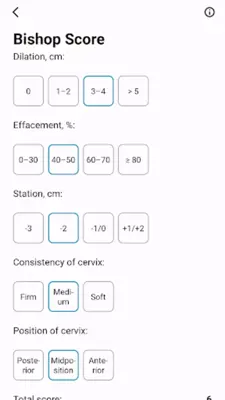 Obstetric Calculator android App screenshot 1